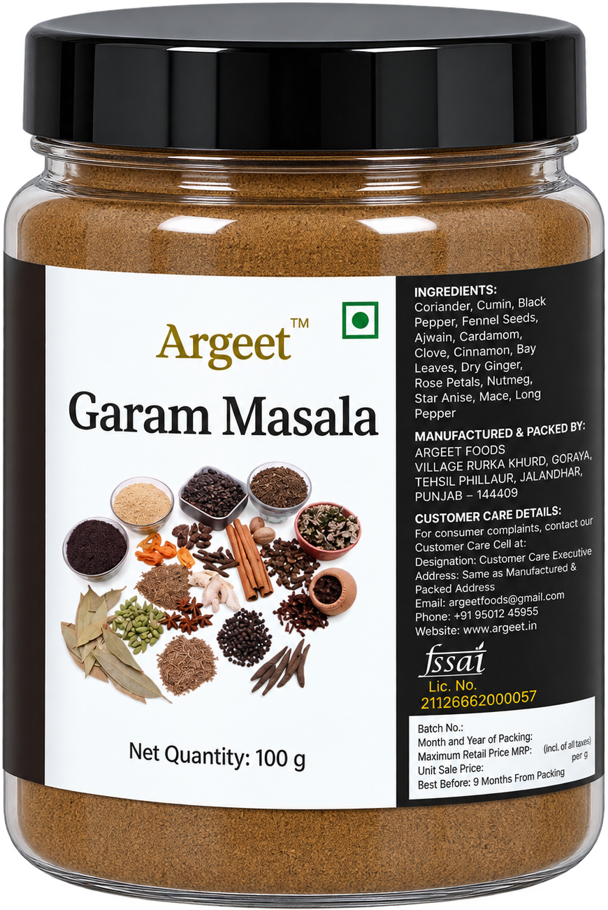 Argeet Garam Masala Jar