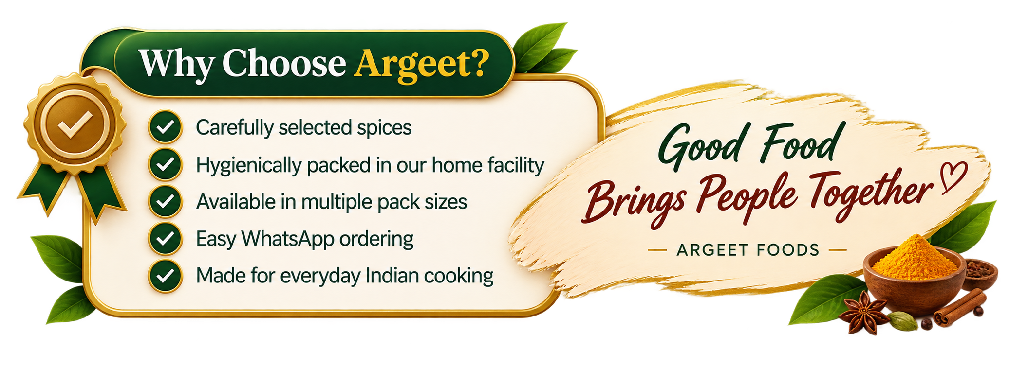 Why Choose Argeet Spices